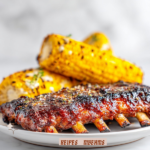 BBQ Ribs, Bacon-Wrapped Jalapeño Poppers, and Grilled Corn 3 BBQ Ribs, Bacon-Wrapped Jalapeño Poppers, and Grilled Corn