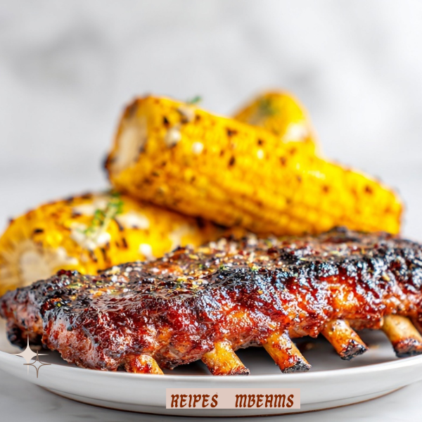 BBQ Ribs, Bacon-Wrapped Jalapeño Poppers, and Grilled Corn