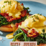 Eggs Benedict with Bacon Bagels