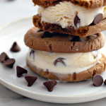 Chocolate Chip Cookie Ice Cream Sandwiches Recipe