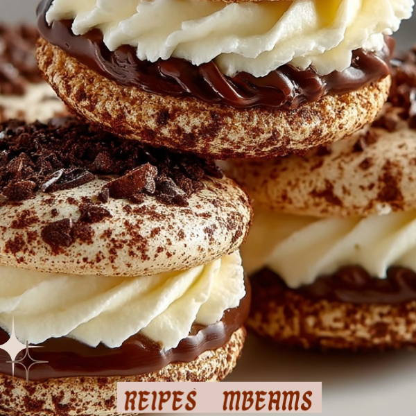 Indulgent Tiramisu Sandwich Cookies