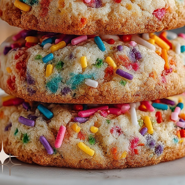 Birthday Cake Sugar Cookie Delights