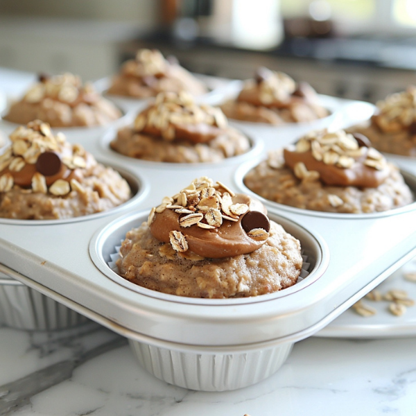 Breakfast Oatmeal Cupcakes To Go