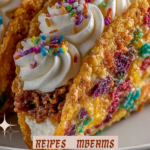 Fruity Pebbles Cheesecake Tacos