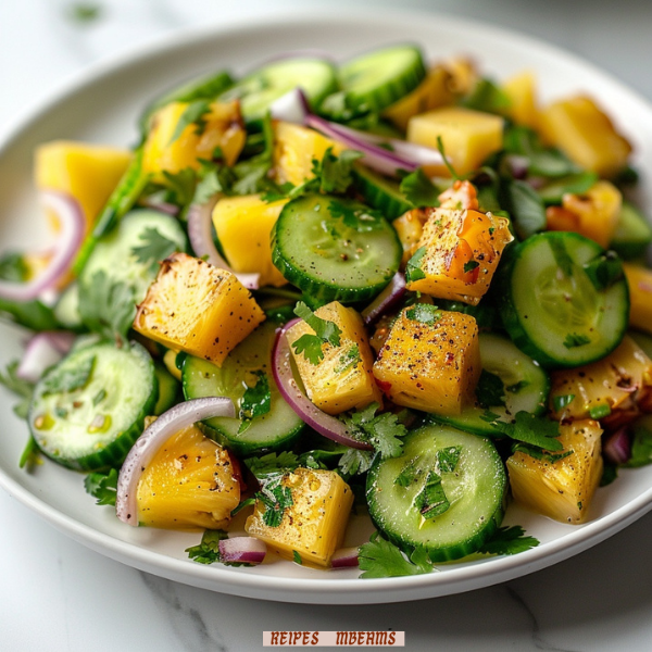 Pineapple Cucumber Salad