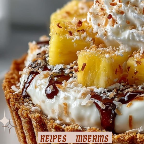 Pina Colada Rinde Chilled Tart