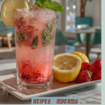 Sparkling Hibiscus‑Strawberry Lemonade 3 Sparkling Hibiscus‑Strawberry Lemonade
