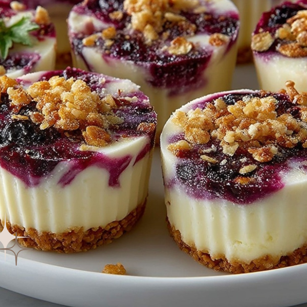 Blueberry Swirl Yogurt Bites