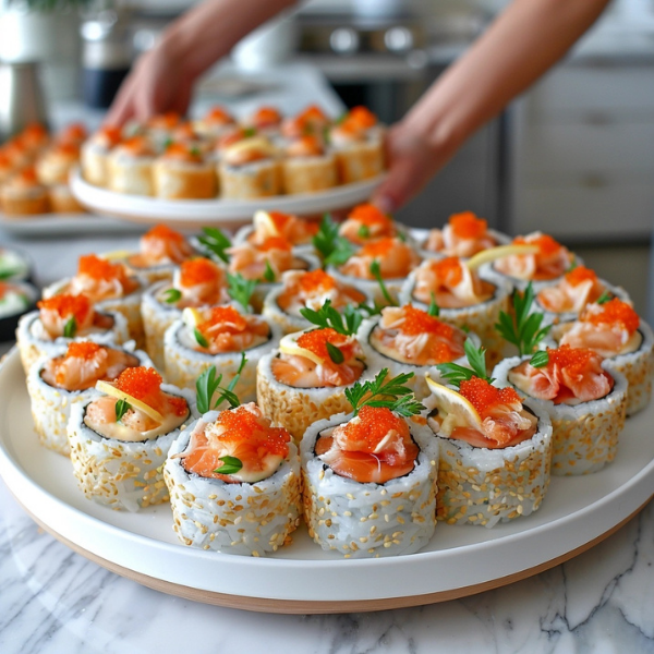 Inarizushi with Topping Variations