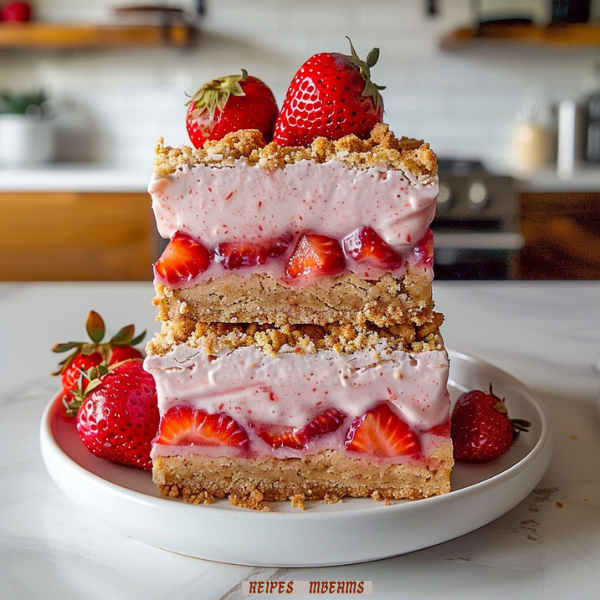 Strawberry Shortcake Bars