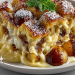 Peach Bread Pudding 3 Peach Bread Pudding