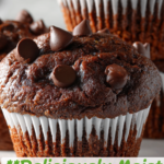 Easy Chocolate Zucchini Muffins Recipe
