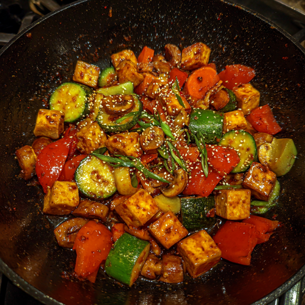 Easy Vegetable Stir Fry with Tofu Recipe