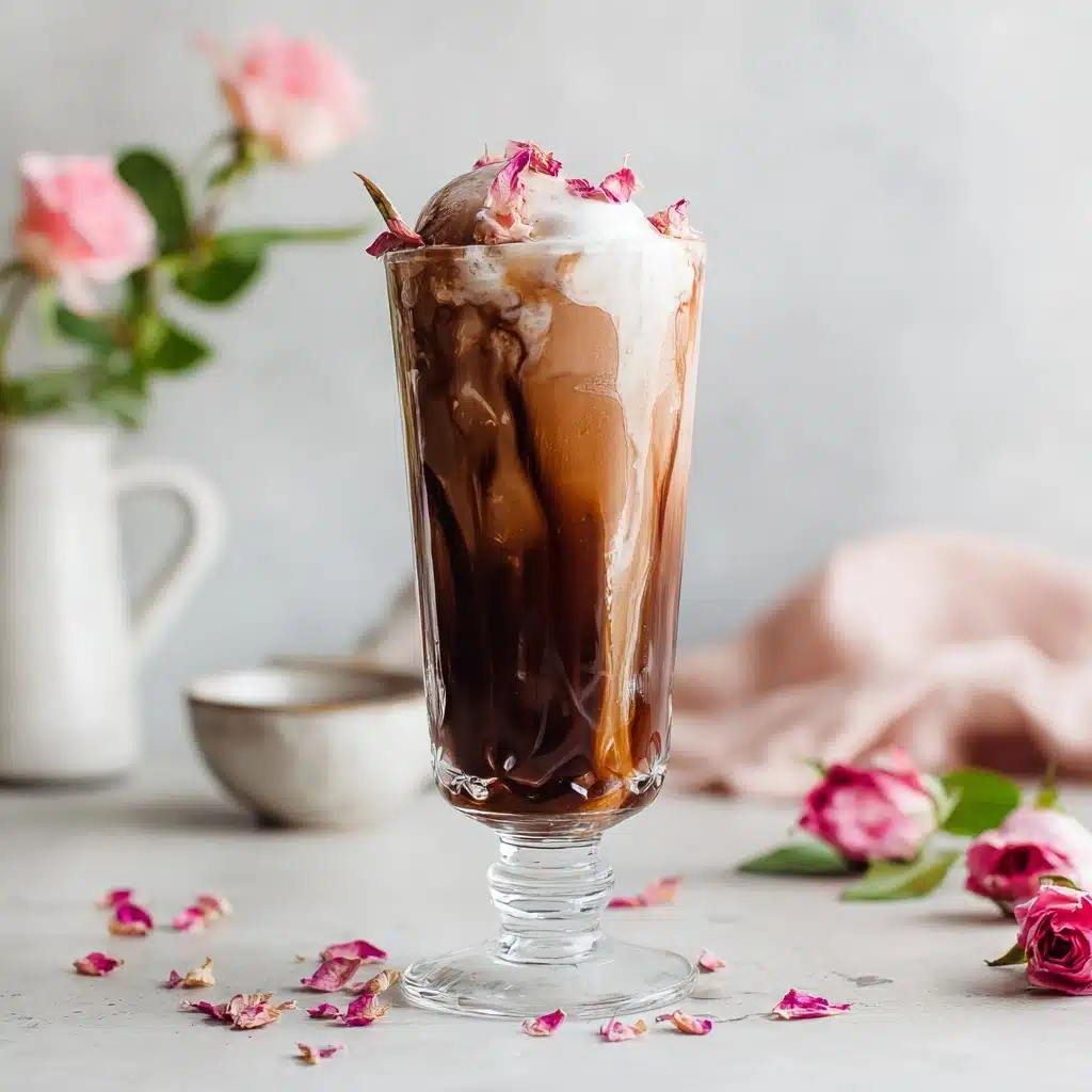 Chocolate Ice Cream Gin Float Recipe