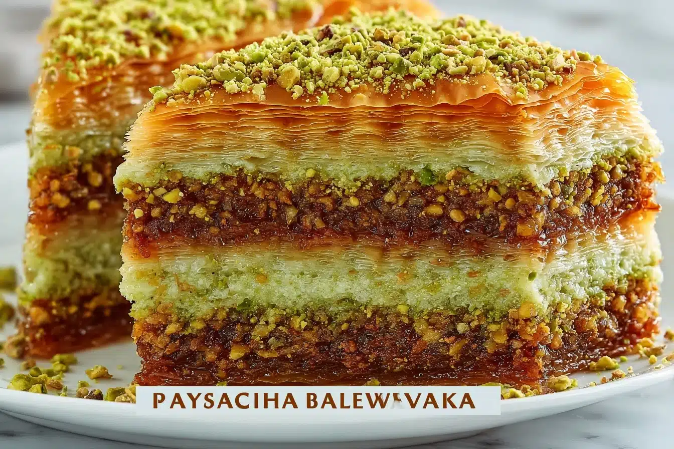 Pistachio Honey Baklava Cake Recipe