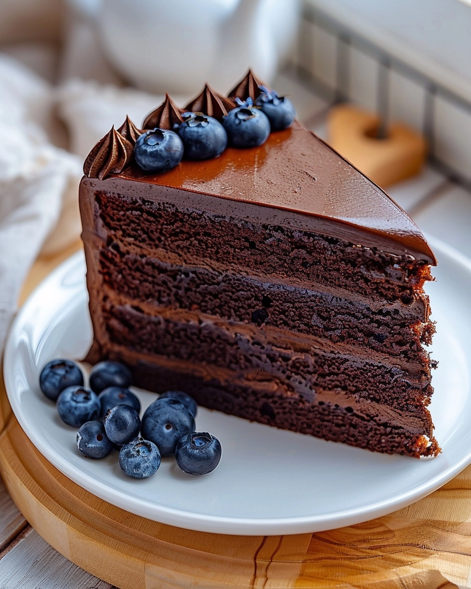 Chocolate Lavender Cake Recipe - Recipe Image