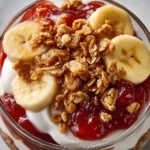 Banana Rhubarb Ginger Jam Yogurt Parfait Recipe
