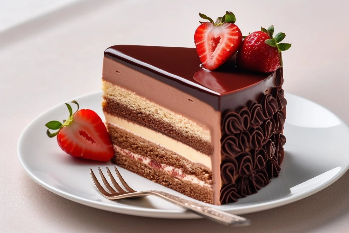Chocolate Strawberry Layer Cake Recipe - Recipe Image