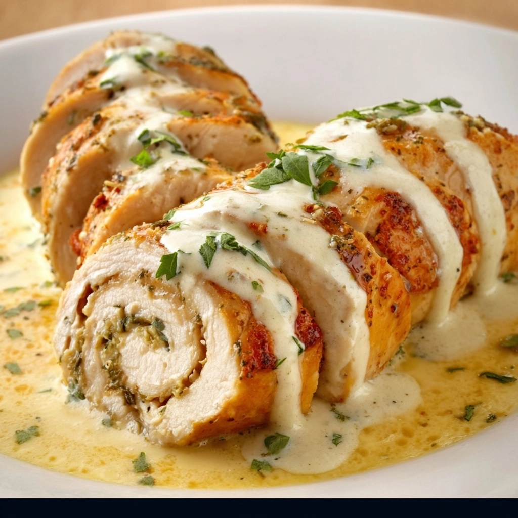 Creamy Chicken Rollatini Recipe