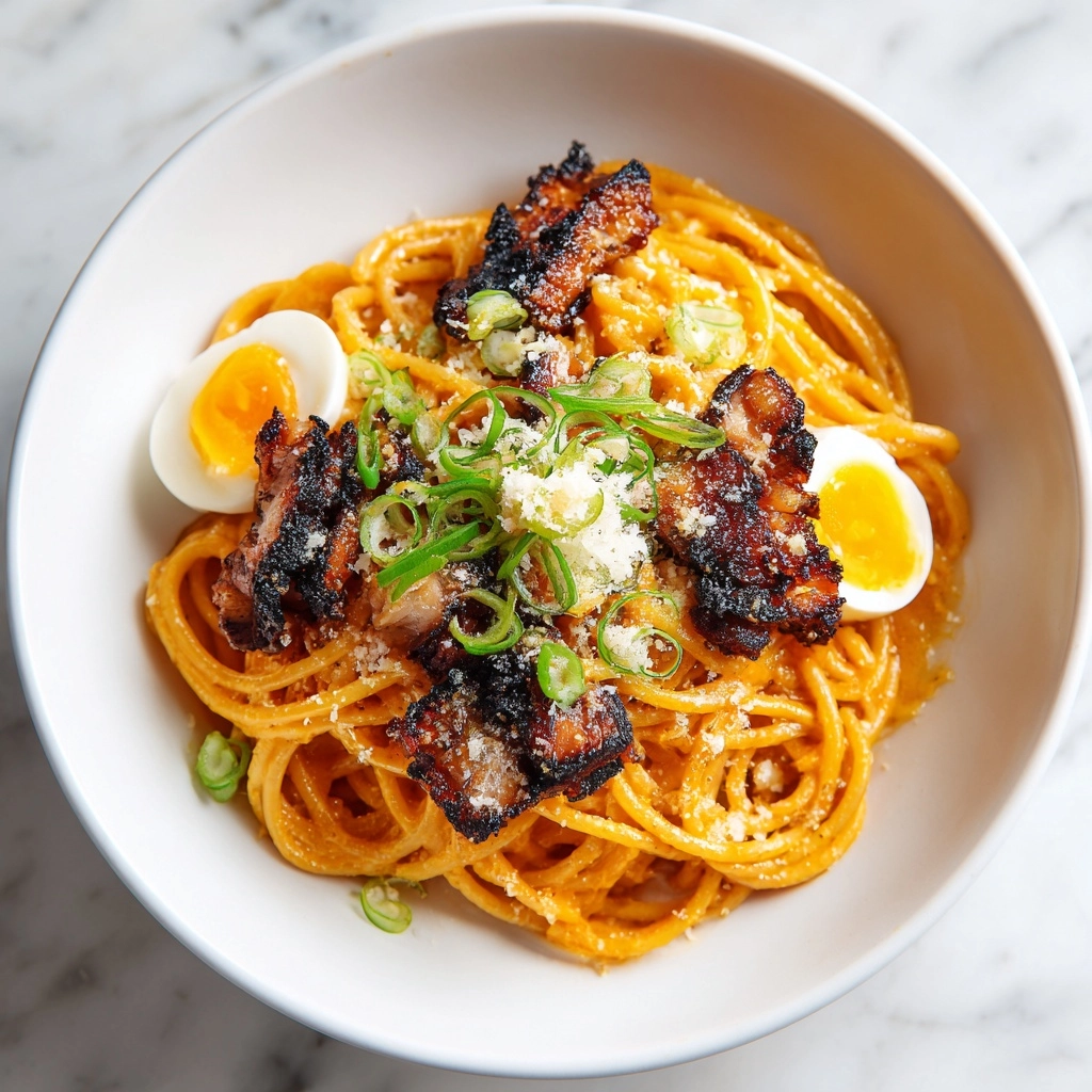 Creamy Korean Ssamjang (쌈장) Pasta Recipe - Recipe Image