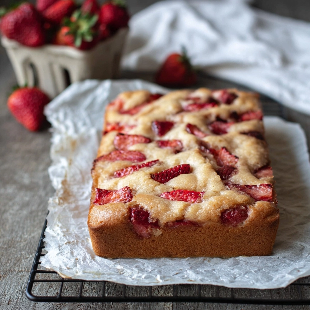 Strawberry Lemon Blondies