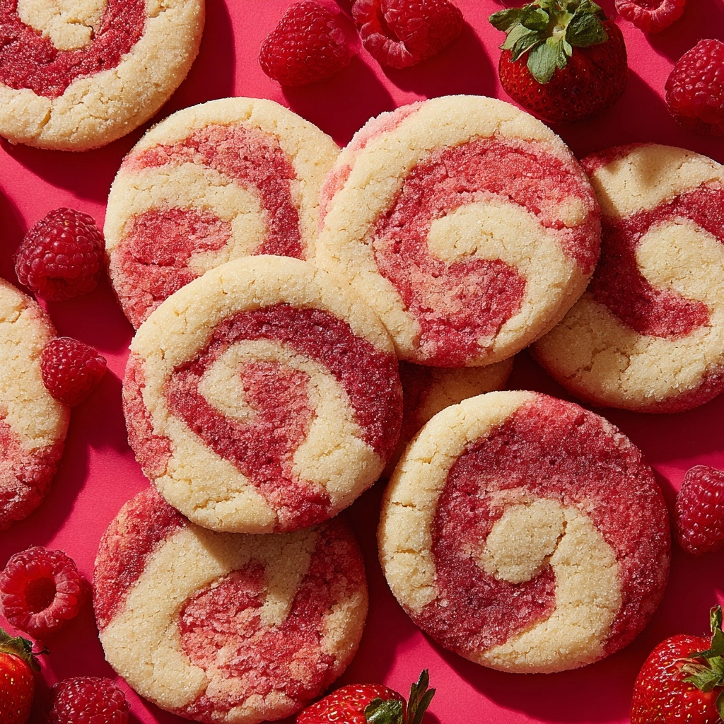 Soft & Chewy Strawberry Cheesecake Cookies Recipe