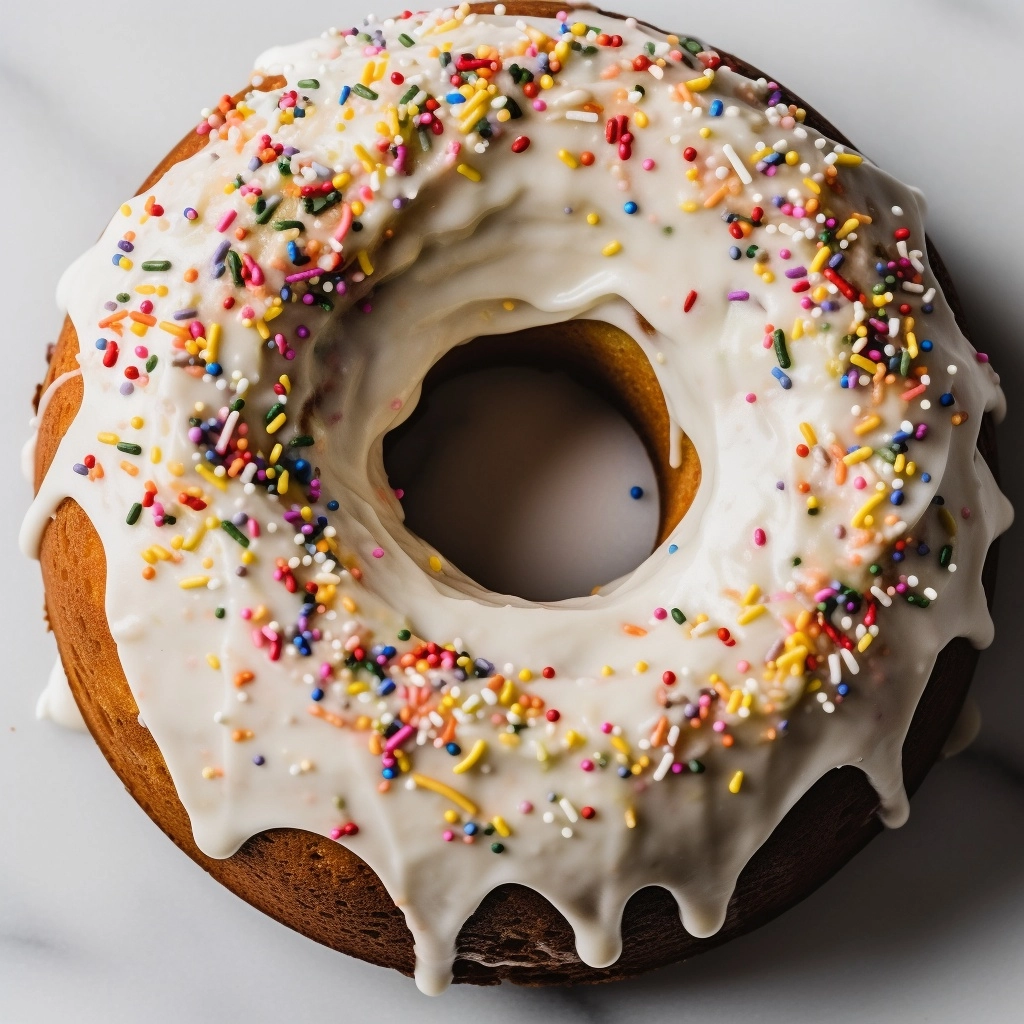 Funfetti Bundt Cake with Vanilla Buttercream Recipe