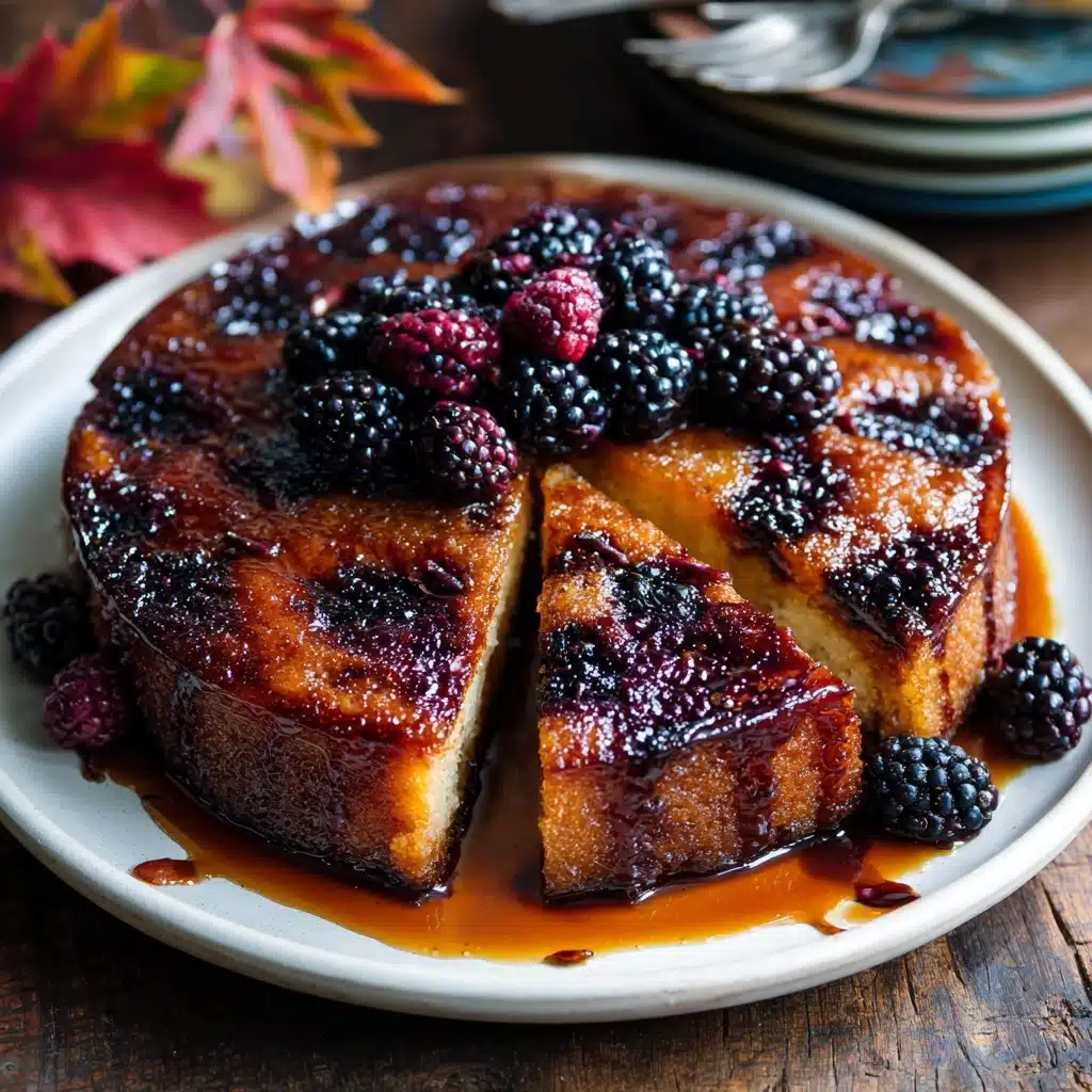 Halloween Blackberry Cake (Easy Upside-Down Skillet Cake) Recipe