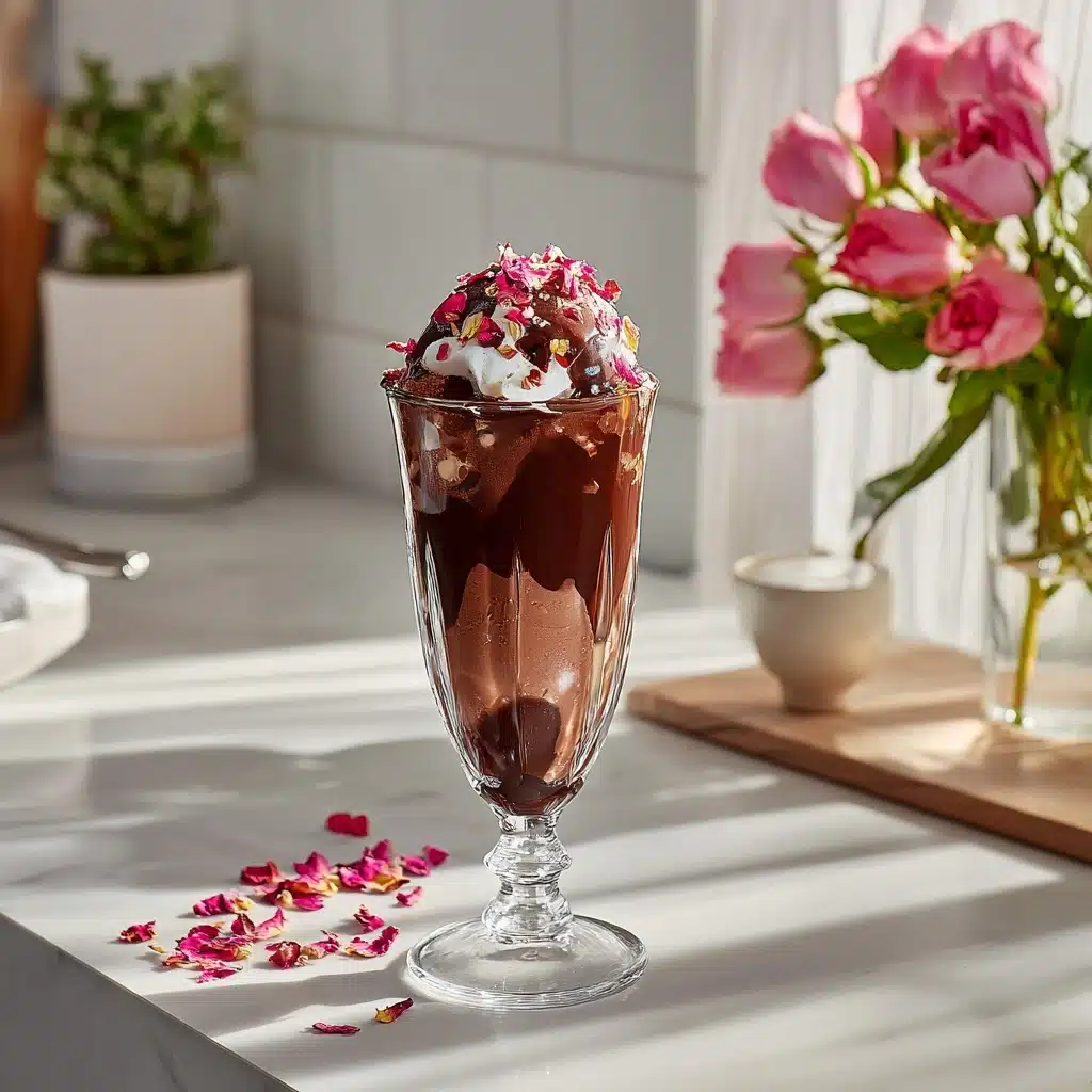 Chocolate Ice Cream Gin Float Recipe - Recipe Image