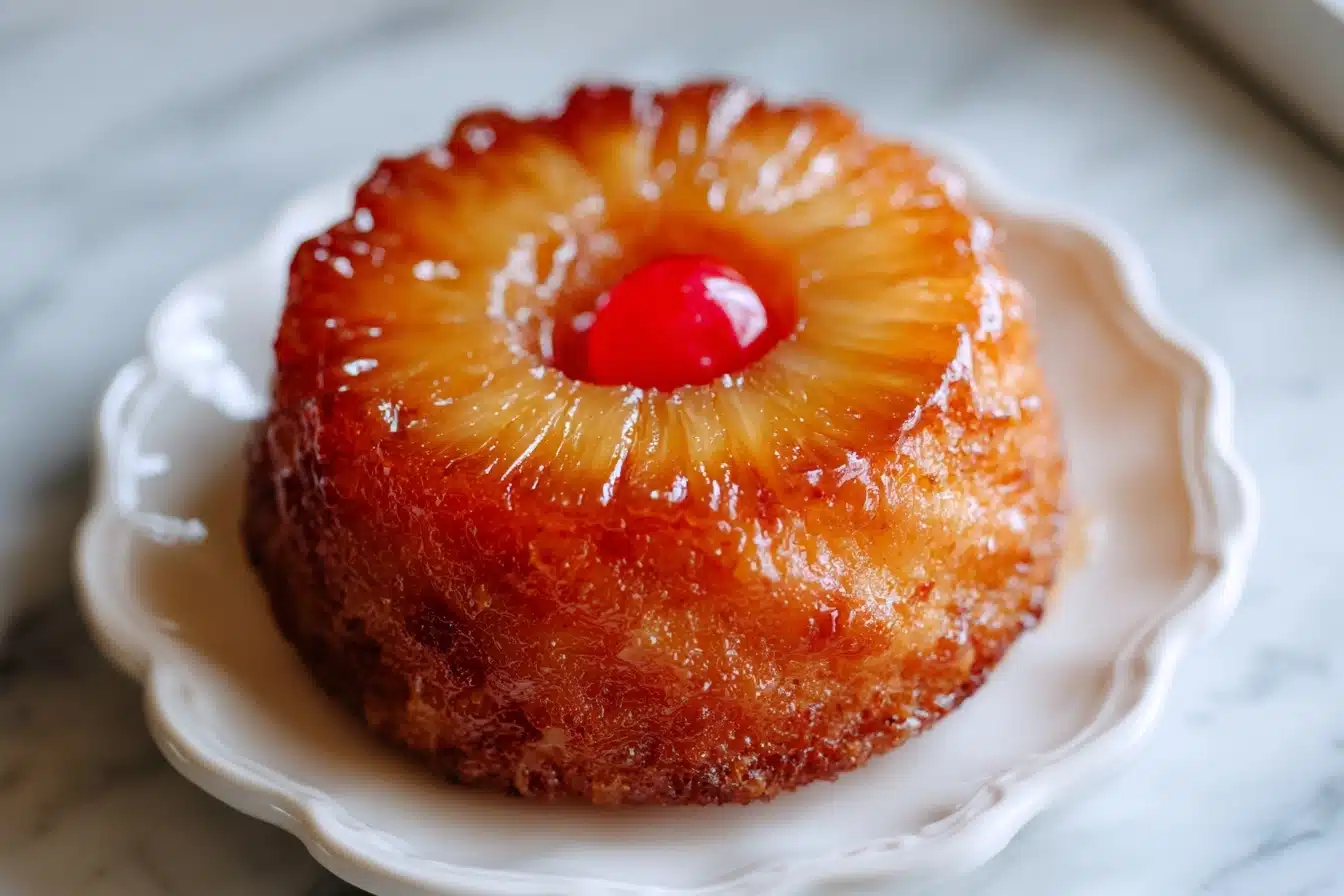 Mini Pineapple Upside Down Cakes Recipe
