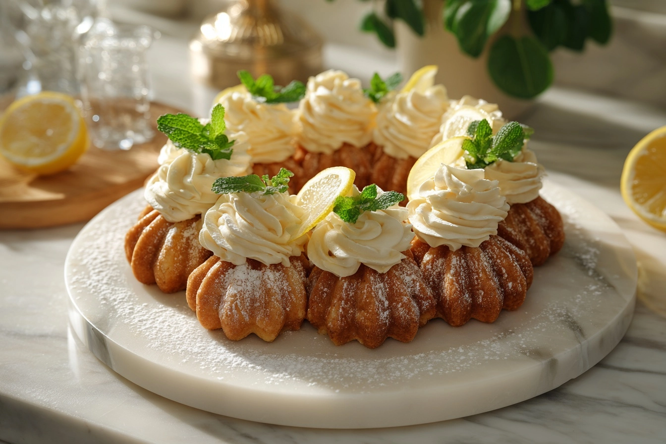 Lemon Madeleines with Mascarpone Cream Recipe