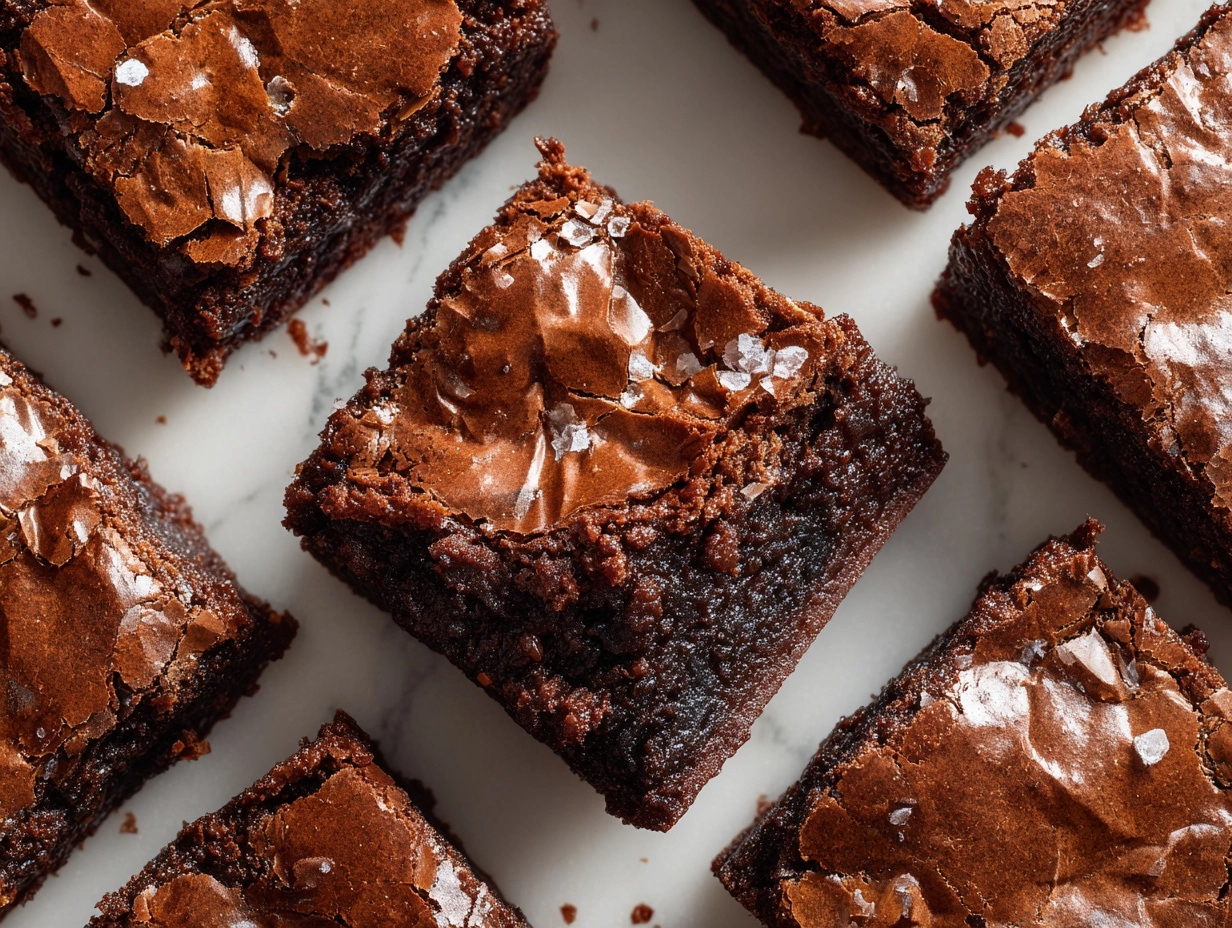 Shiny Crackly Top Brownies Recipe 5 Shiny Crackly Top Brownies Recipe - Recipe Image