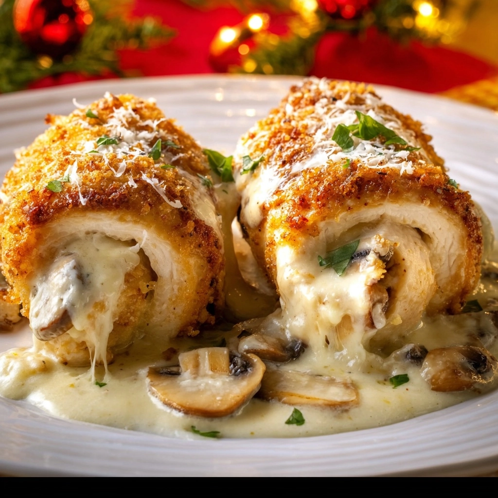 Creamy Chicken Rollatini Recipe - Recipe Image
