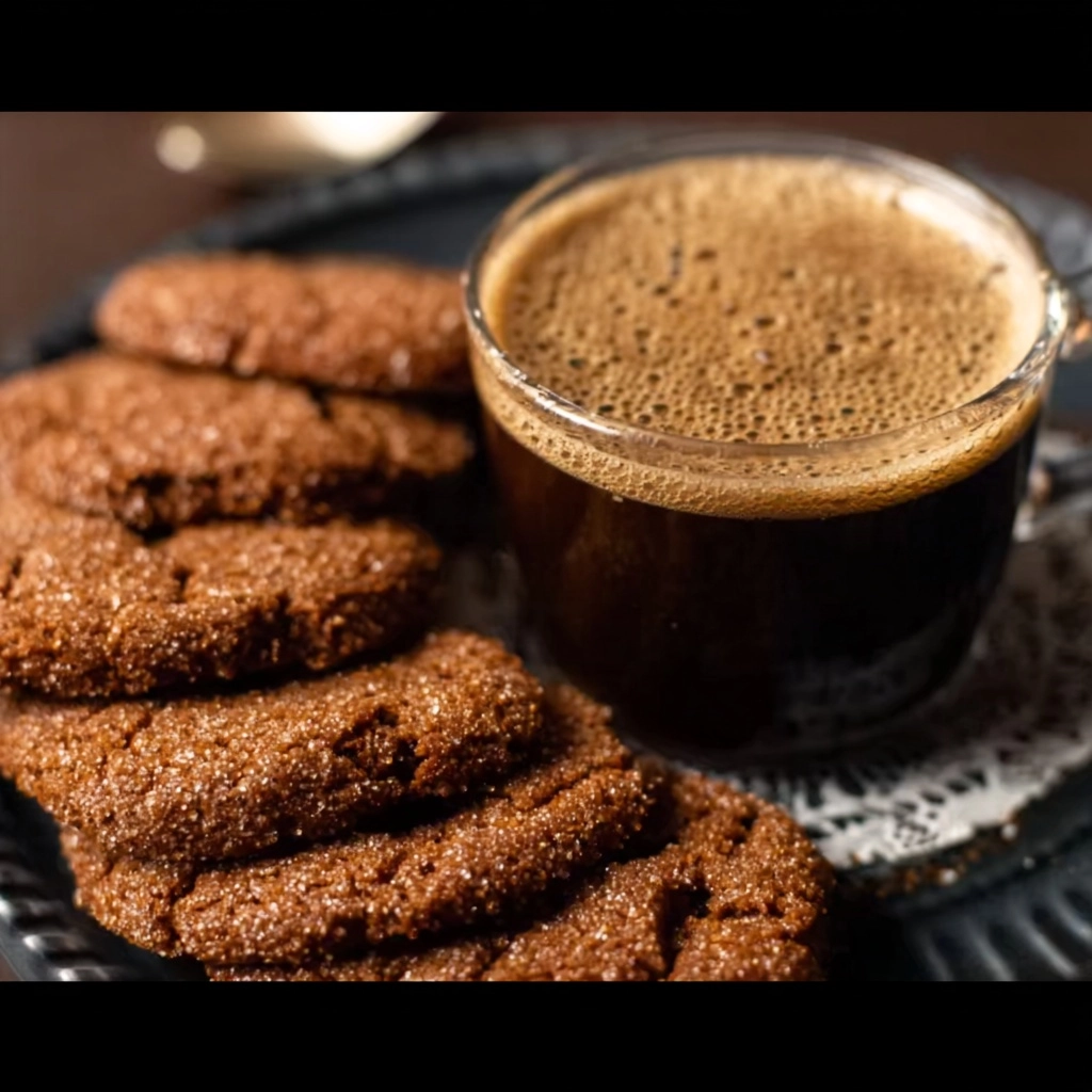 Chewy Coffee Cookies Recipe - Recipe Image