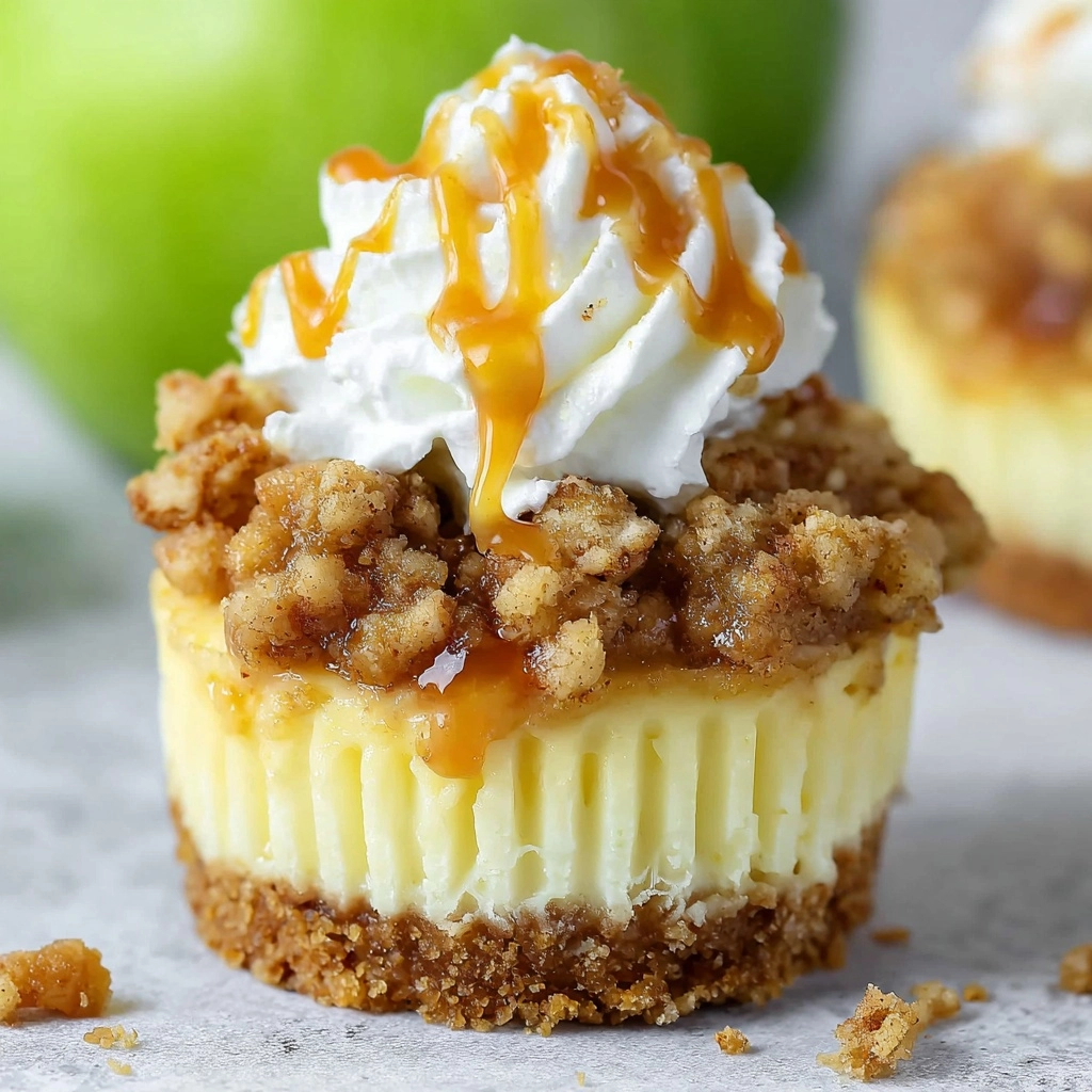 Apple Crisp Mini Cheesecakes Recipe