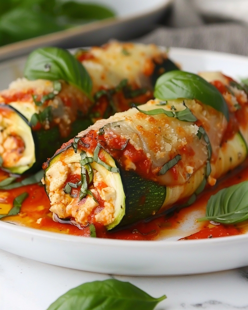 Zucchini Ricotta Roll-Ups Recipe - Recipe Image