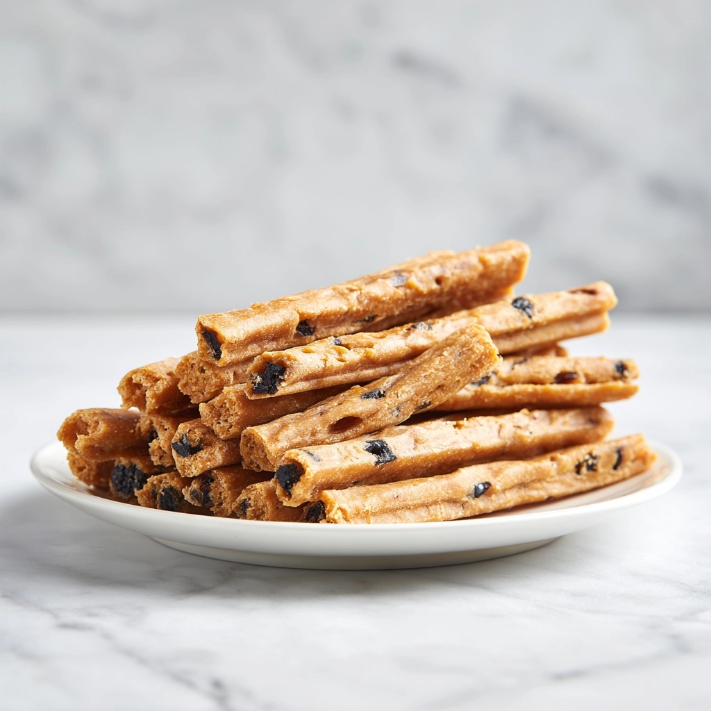 Blueberry Peanut Butter Chew Sticks for Dogs Recipe - Recipe Image
