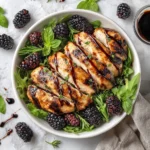 Blackberry Basil Grilled Chicken Salad Recipe