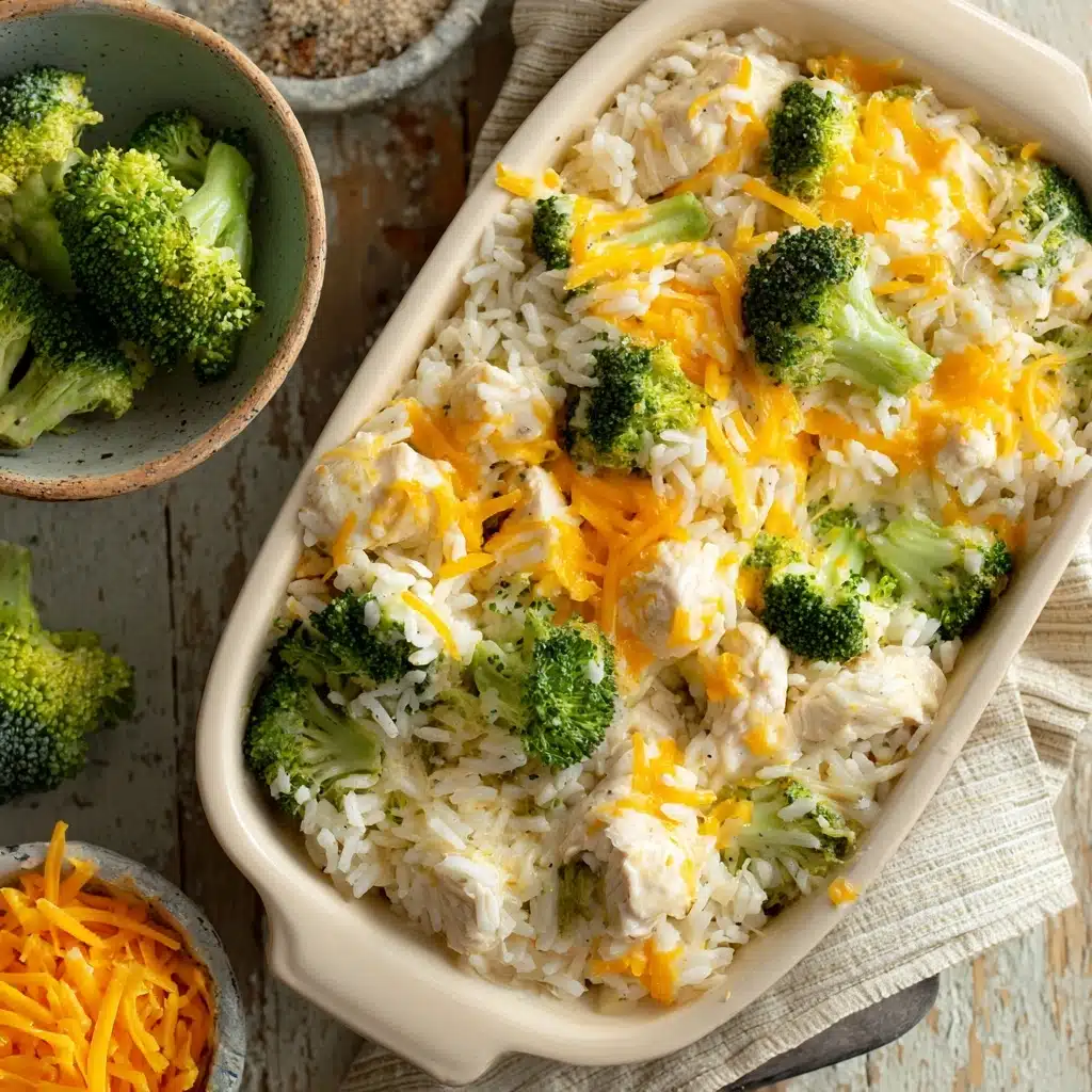 Halloween Broccoli, Rice, Cheese, and Chicken Casserole Recipe 6 Halloween Broccoli, Rice, Cheese, and Chicken Casserole Recipe - Recipe Image