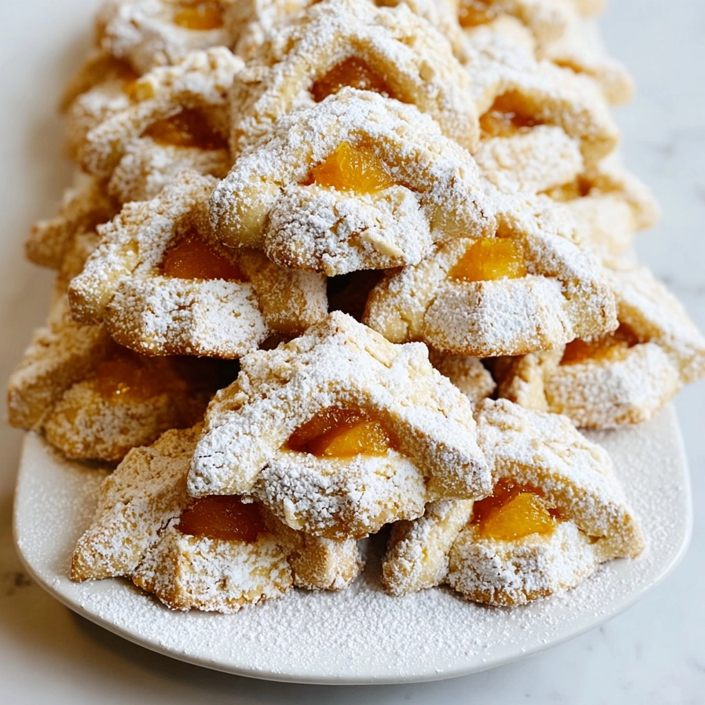 Kolaczki Apricot Cookies Recipe - Recipe Image
