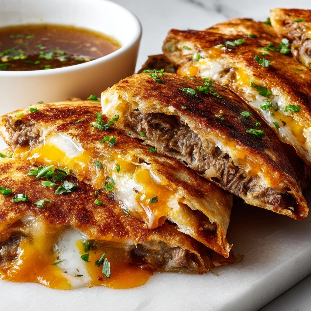 Quesabirria Tacos with Melty Cheese & Rich Consomé Recipe - Recipe Image