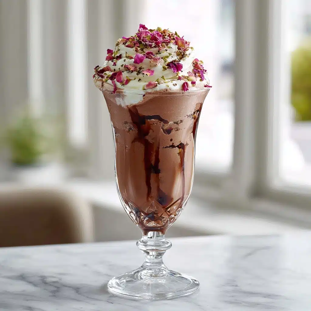 Chocolate Ice Cream Gin Float Recipe - Recipe Image