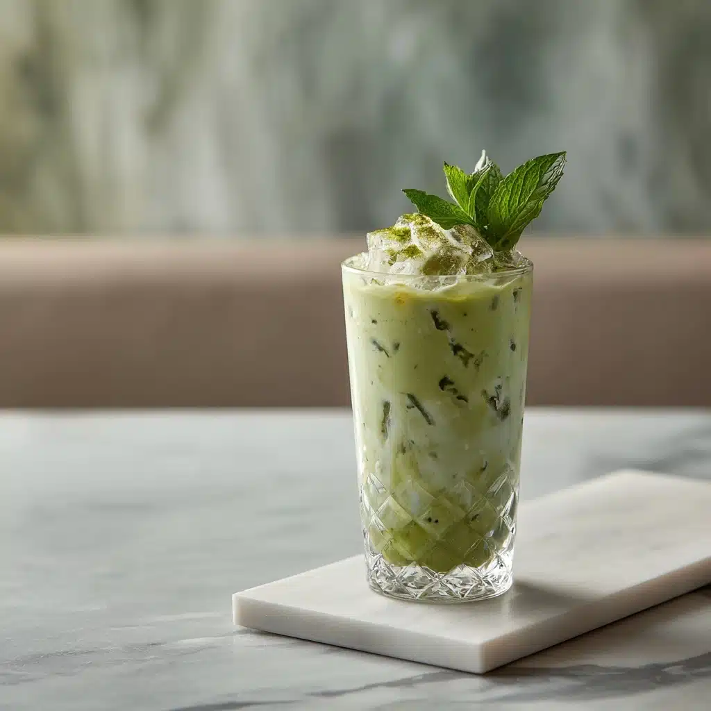 Matcha Cream Float with Green Tea Soda Recipe 6 Matcha Cream Float with Green Tea Soda Recipe - Recipe Image