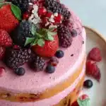Summer Berry Layer Cake Recipe
