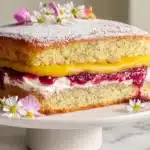 Poppy Seed Layer Cake with Lemon Curd and Berry Cream Recipe 7 Poppy Seed Layer Cake with Lemon Curd and Berry Cream Recipe
