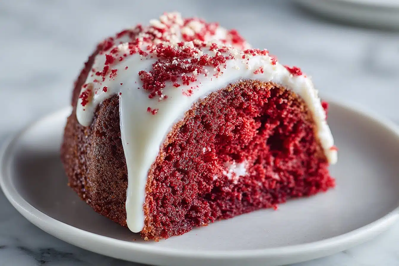 Red Velvet Bundt Cake Recipe - Recipe Image