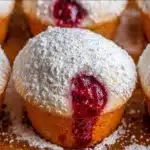 Raspberry-Filled Donut Muffins Recipe