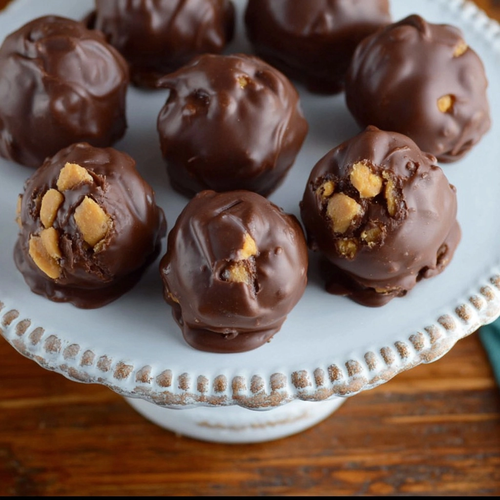 Rice Krispie Peanut Butter Balls Recipe