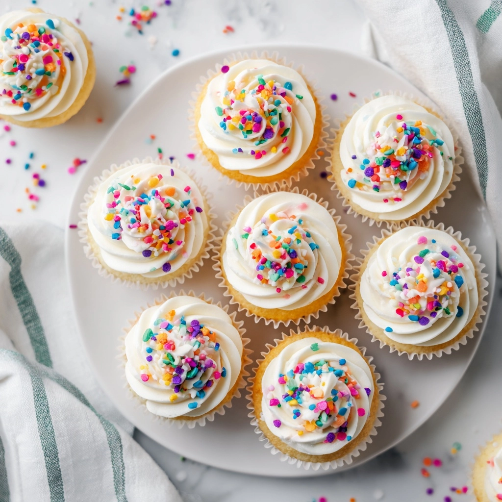 Super Moist Funfetti Cupcakes Recipe - Recipe Image