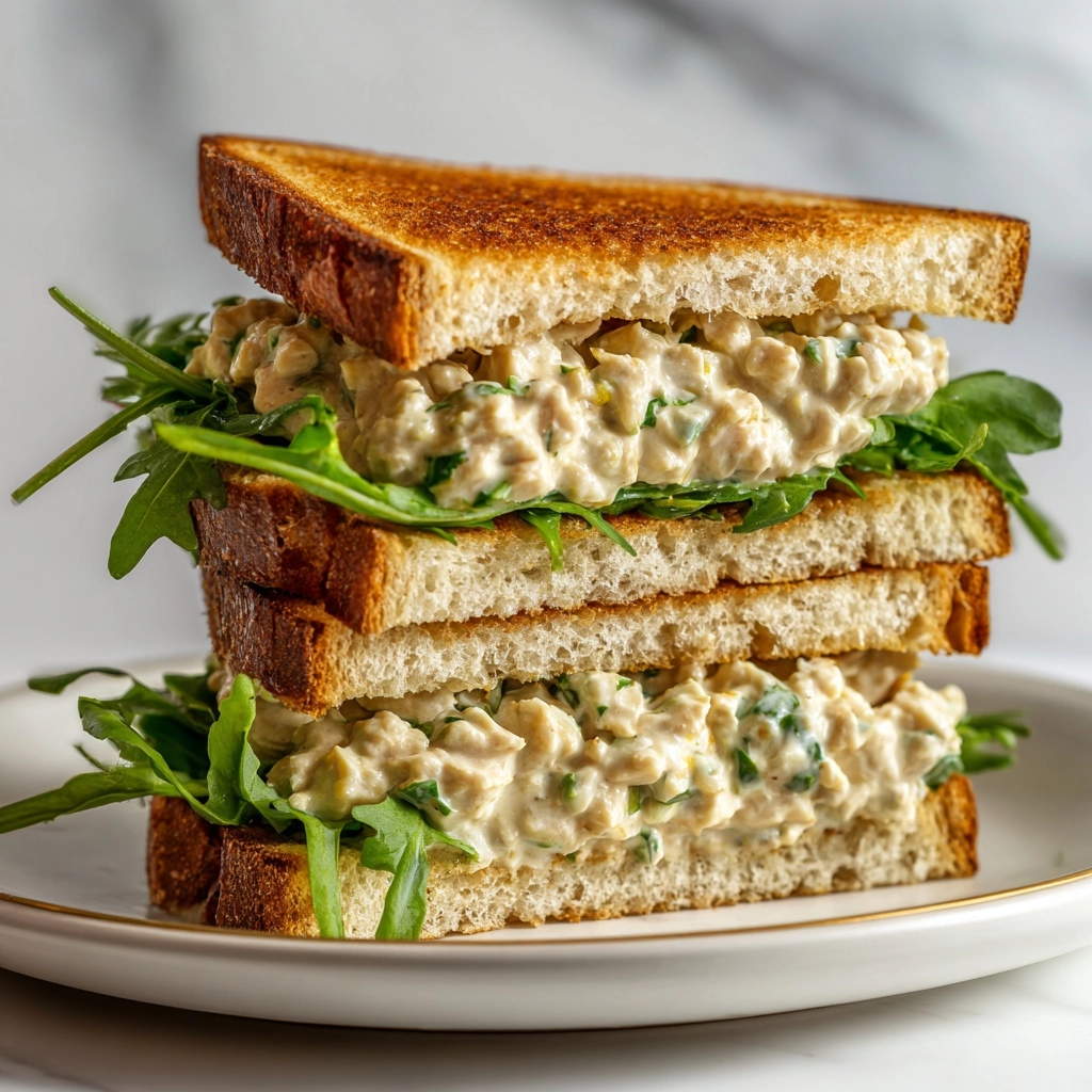 Tuna Arugula Sandwich on Sourdough Recipe 4 Tuna Arugula Sandwich on Sourdough Recipe - Recipe Image